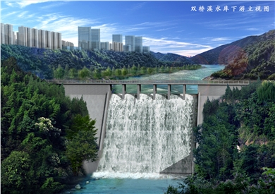 重庆市渝北区双桥溪大坝工程